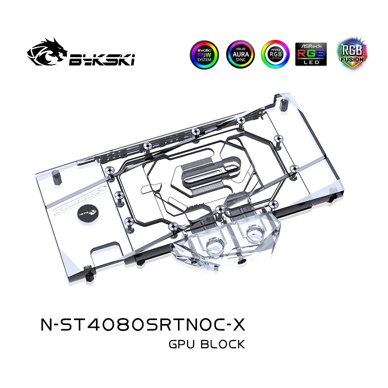 Bykski N-ST4080SRTNOC-X GPU Bl - Rtx 4080 Water Cooling Block 评论和价格