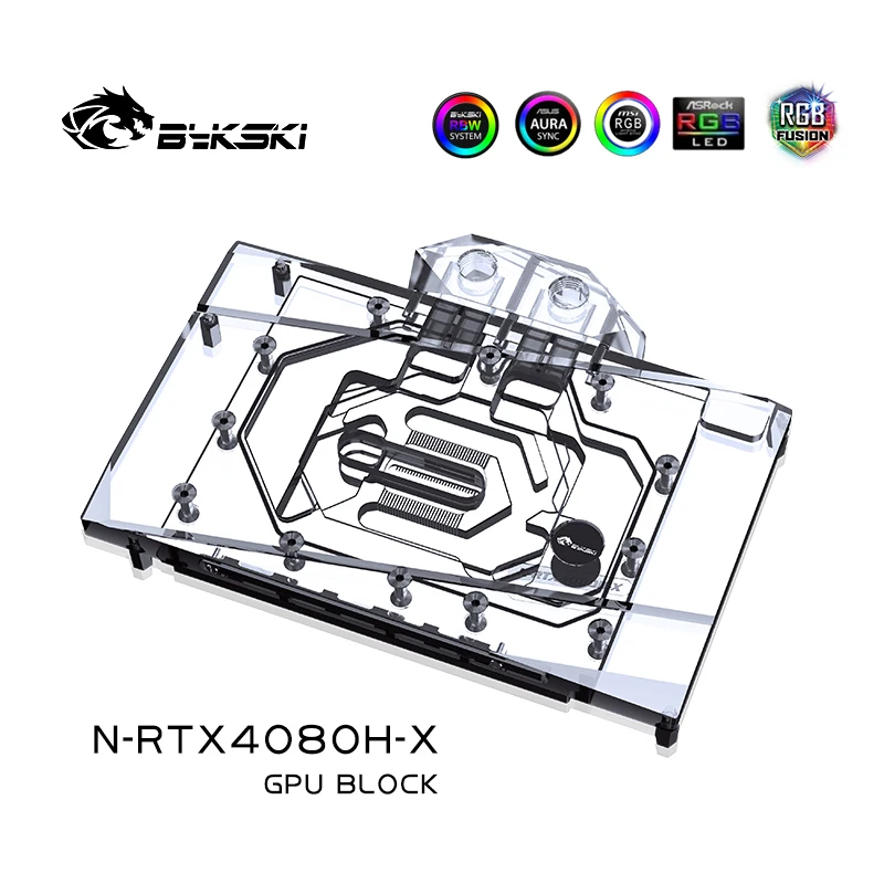 Bykski N-RTX4080H-X GPU Block  - Rtx 4080 Water Cooling Block 评论和价格