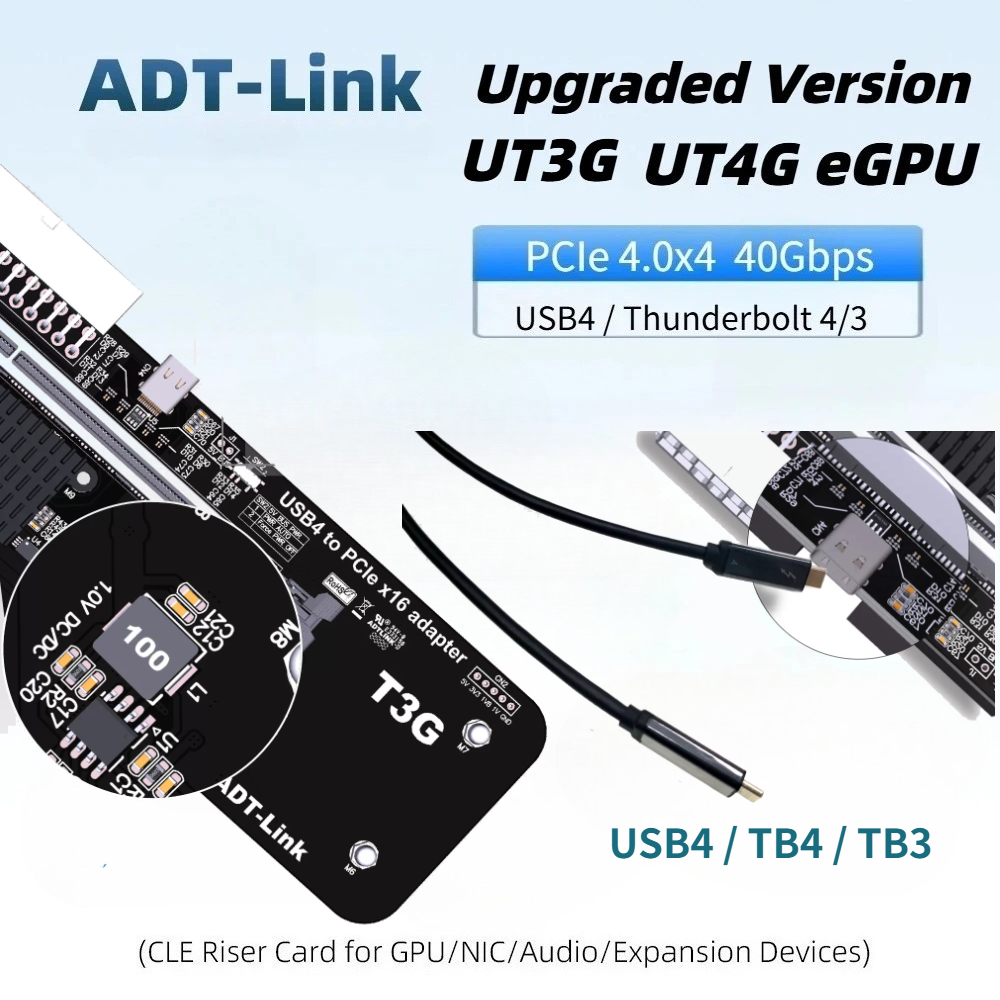 Upgarded New EGPU Thunderbolt  - Gpu External Dock Egpu Thunderbolt 4 评论和价格