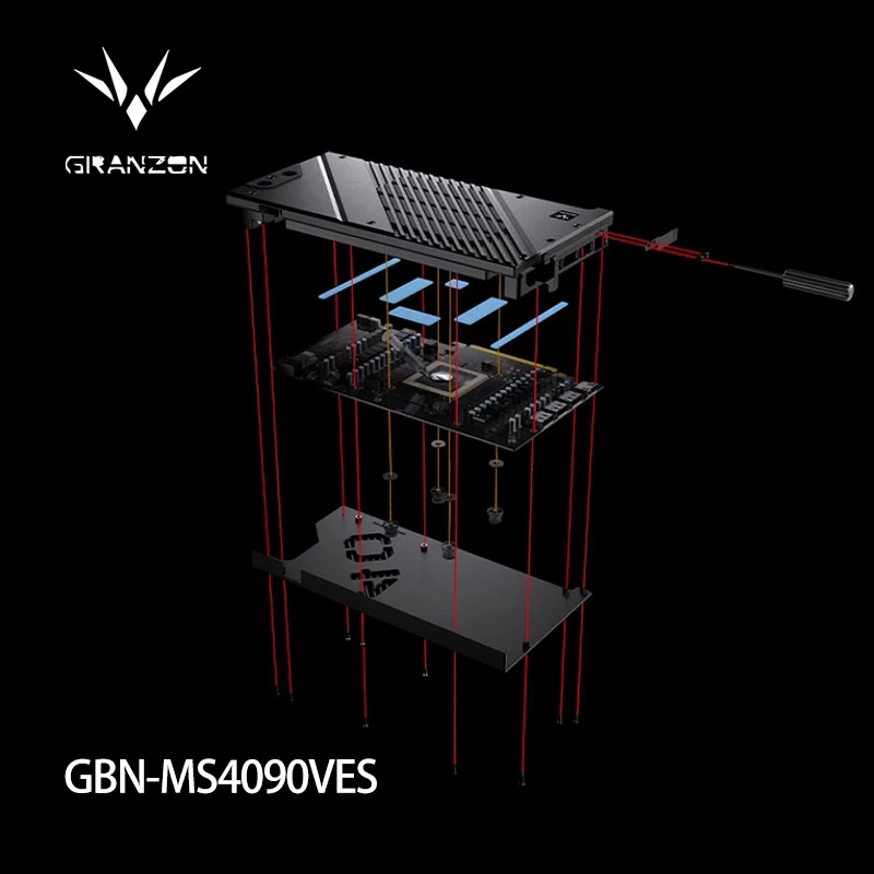 Granzon  GBN-MS4090VES，GPU Wat - Rtx 4090 Water Block Full Cover 评论和价格