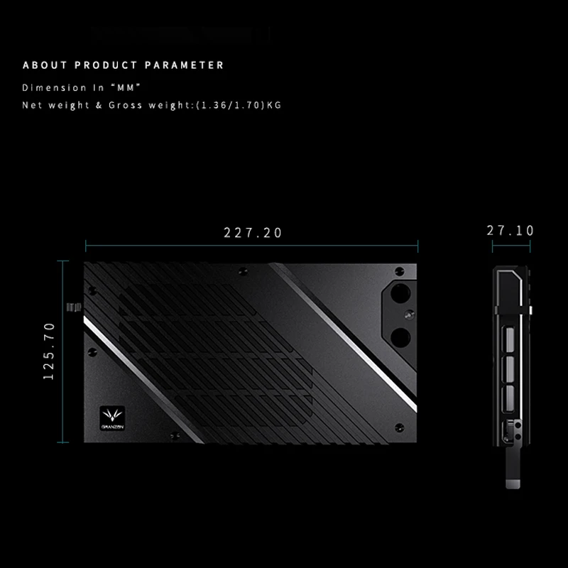 Granzon GPU Block for NVIDIA R - Rtx 4080 Water Cooling Block 评论和价格
