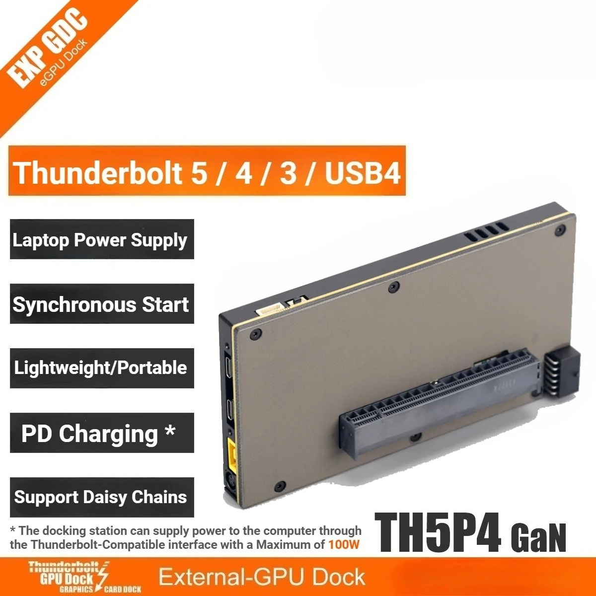 Upgraded TH5P4GaN Laptop Thund - Gpu External Dock Egpu Thunderbolt 4 评论和价格