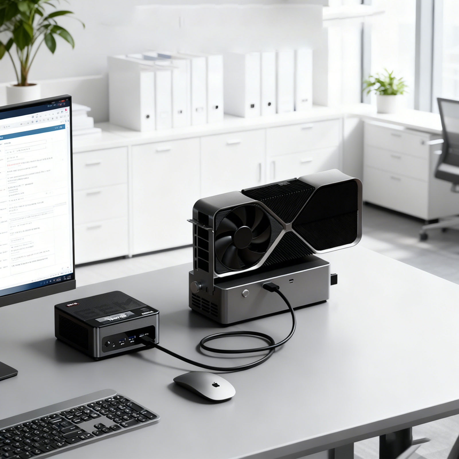 800W PSU PCIe 4.0 X4 External  - Oculink Gpu Dock Station 评论和价格