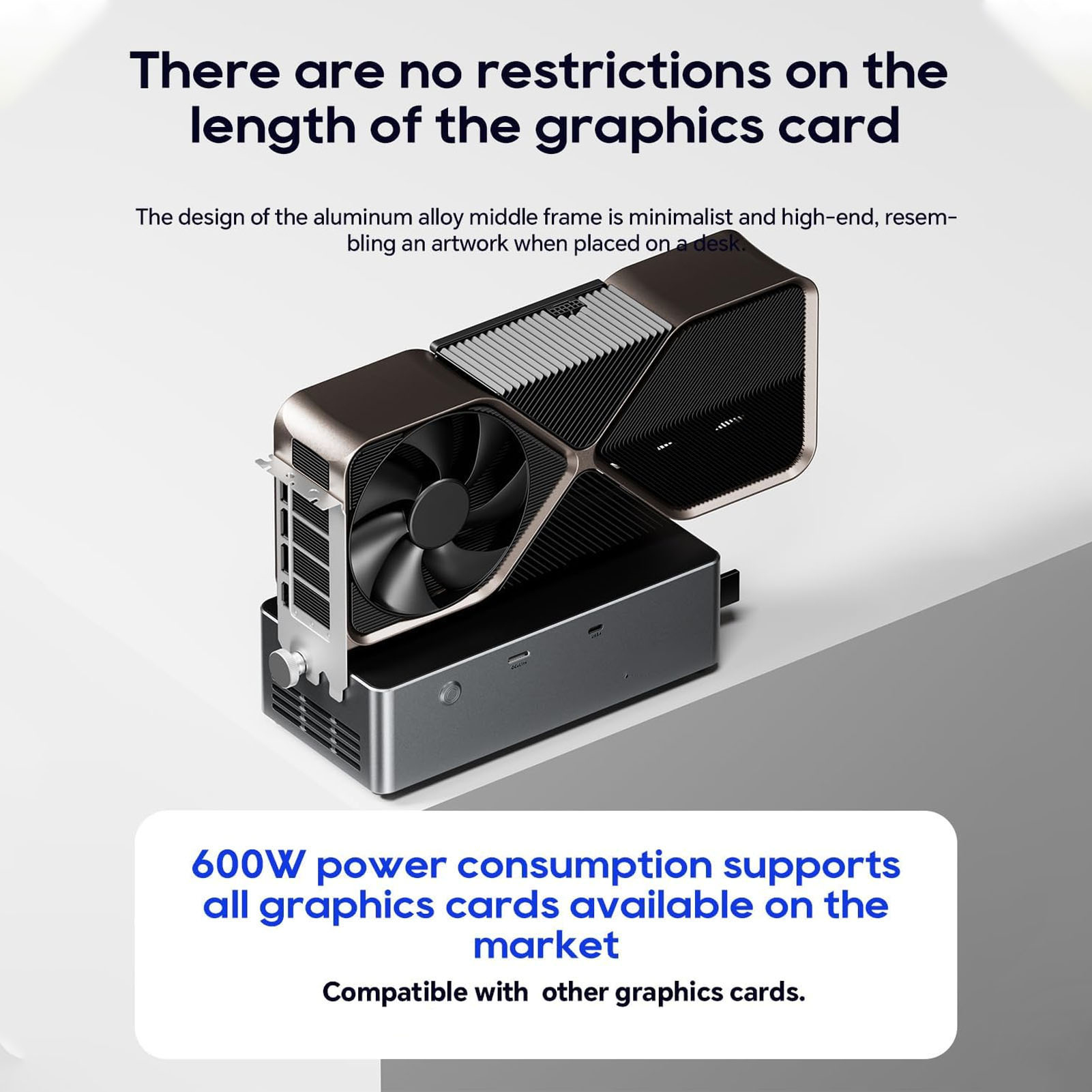 800W PSU PCIe 4.0 X4 External  - Oculink Gpu Dock Station 评论和价格
