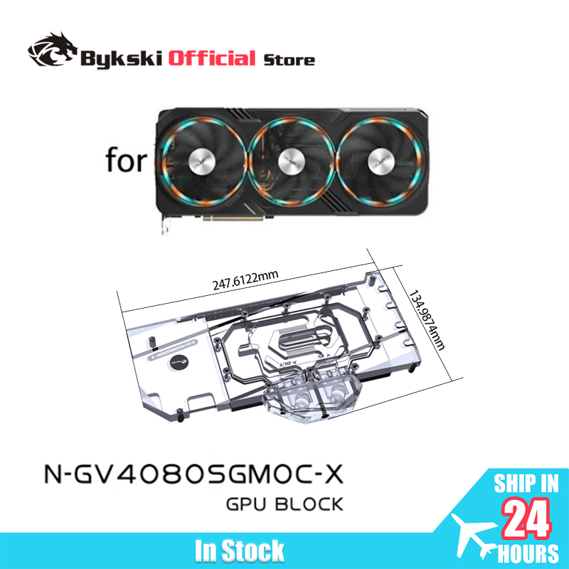 Bykski GPU Block for Gigabyte  - Rtx 4080 Water Cooling Block 评论和价格
